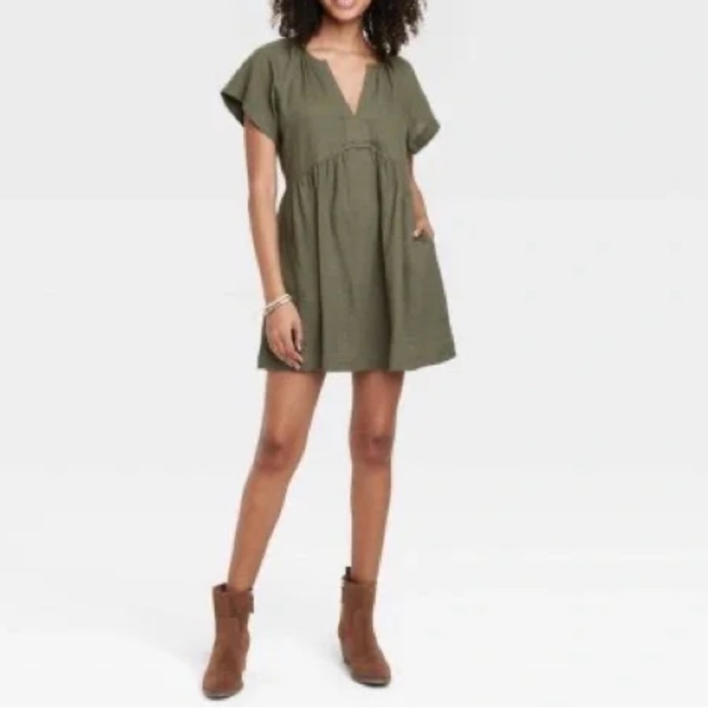 Universal Thread Khaki green Mini Dress
